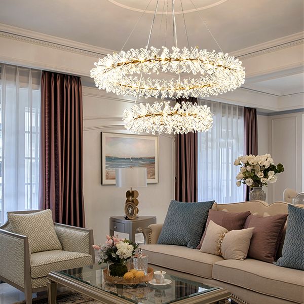 flower crystal chandelier luxury ring chandelier home decoration 40 60 80cm rings hanging lamp for living room
flower crystal chandelier luxury ring chandelier home decoration 40 60 80cm rings hanging lamp for living room