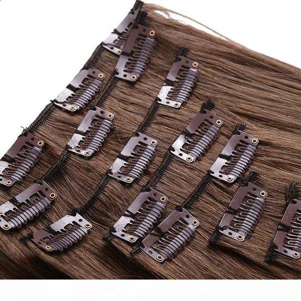 dark brown color 2# silk straight human hair clip in hair extensions unprocessed beauty weaves 70g 120g 140g 160g for option, Black
dark brown color 2# silk straight human hair clip in hair extensions unprocessed beauty weaves 70g 120g 140g 160g for option, Black