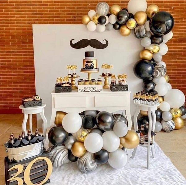 83pcs black gold balloon garland kit 10 inch balloon garland backdrop black gold chrome balloons birthday party decorations 1027
83pcs black gold balloon garland kit 10 inch balloon garland backdrop black gold chrome balloons birthday party decorations 1027