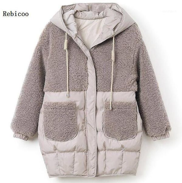 autumn new parkas basic jackets female women winter plus velvet lamb hooded coats cotton winter jacket womens outwear coat1, Black
autumn new parkas basic jackets female women winter plus velvet lamb hooded coats cotton winter jacket womens outwear coat1, Black