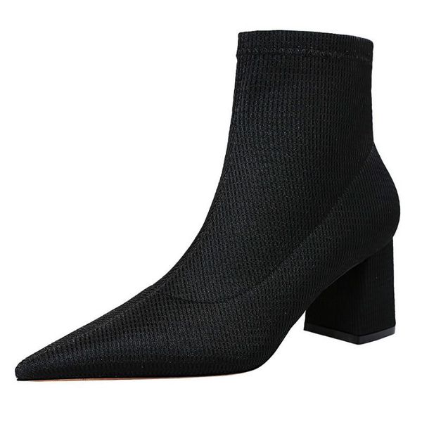 meriahzheng fashion simple all-match comfortable chunky high heel pointed nightclub slim wool short boots ds-1988-10, Black
meriahzheng fashion simple all-match comfortable chunky high heel pointed nightclub slim wool short boots ds-1988-10, Black