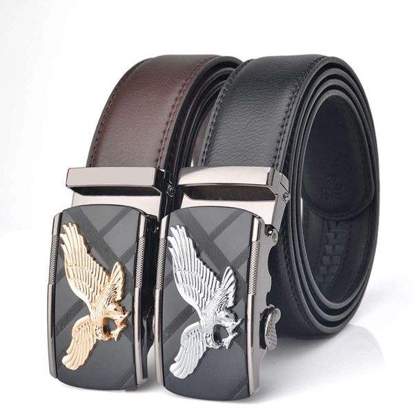 eagle leather belt with automatic grade buckle for men's business and leisure designer belts men 3.5cm, Black;brown
eagle leather belt with automatic grade buckle for men's business and leisure designer belts men 3.5cm, Black;brown