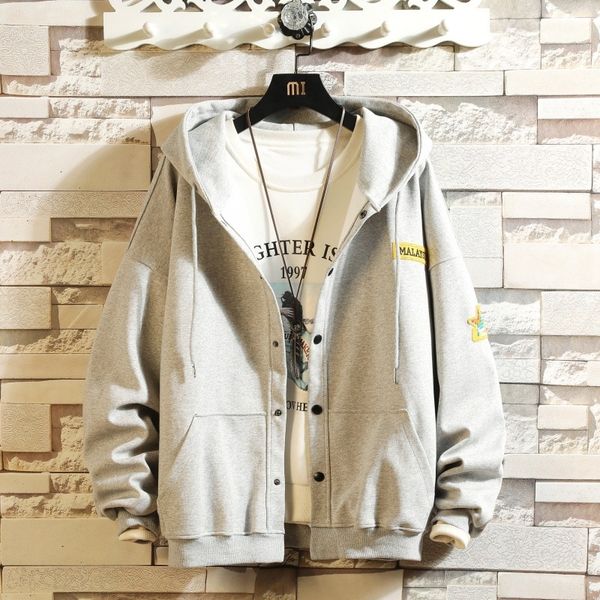 новая осень 2019 мужских мода корейской свободного свитера кардиган одиночного coatcoat одиночного coatyouth случайных простой пальто 2uayu, Black
новая осень 2019 мужских мода корейской свободного свитера кардиган одиночного coatcoat одиночного coatyouth случайных простой пальто 2uayu, Black