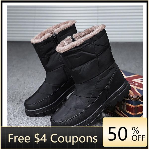 new winter women boots keep warm mid-calf snow boots women thicken comfortableladies down botas mujer 35-43, Black
new winter women boots keep warm mid-calf snow boots women thicken comfortableladies down botas mujer 35-43, Black