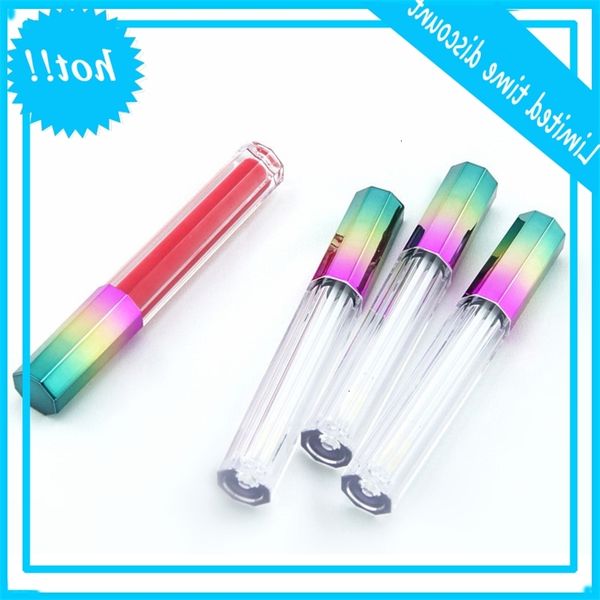 3ml diy lip gloss tubes with octagonal 3 color gradient cap empty cosmetic containers lipstick container
3ml diy lip gloss tubes with octagonal 3 color gradient cap empty cosmetic containers lipstick container