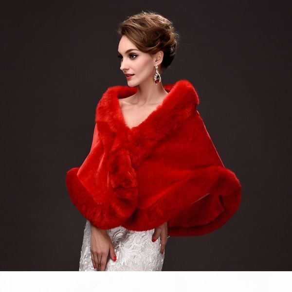 winter ladies warm faux fur cape formal party outwear short scarf tippet women black red casual coat bridal wedding wraps poncho
winter ladies warm faux fur cape formal party outwear short scarf tippet women black red casual coat bridal wedding wraps poncho