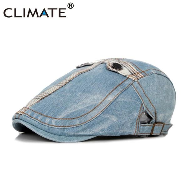 climate men denim beret flat cap dad new spring vintage hat cap cowboy jeans hat adjustable denim flat caps for men, Blue;gray
climate men denim beret flat cap dad new spring vintage hat cap cowboy jeans hat adjustable denim flat caps for men, Blue;gray