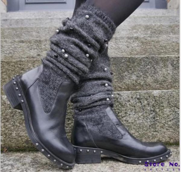 women boots gladiator low heels autumn simple plus size shoes booties vintage shoe botas pu leather weave wintter mujer h181, Black
women boots gladiator low heels autumn simple plus size shoes booties vintage shoe botas pu leather weave wintter mujer h181, Black