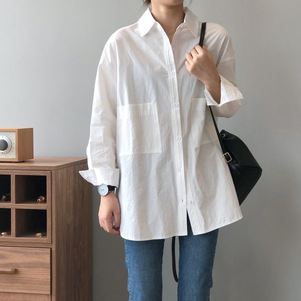 2021 new women autumn cotton turn down collar pure color womens and blouses white shirt blusas roupa feminina pwpi
2021 new women autumn cotton turn down collar pure color womens and blouses white shirt blusas roupa feminina pwpi