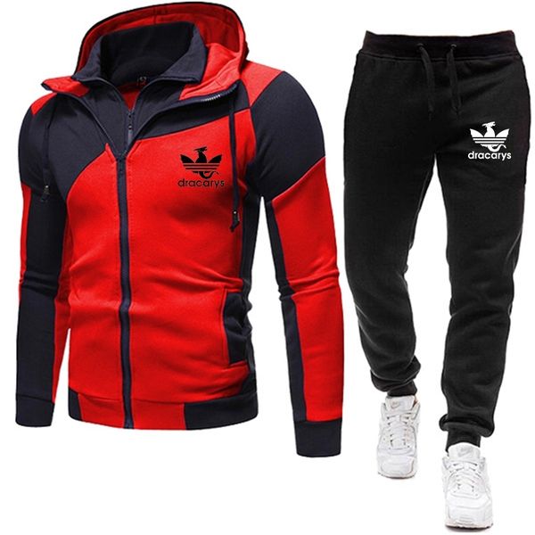 autumn winter brand men sets 2 pieces tracksuit men jacket hoodies+pants patchwork zipper sweatshirt sports suits men's clothing 201128, Gray
autumn winter brand men sets 2 pieces tracksuit men jacket hoodies+pants patchwork zipper sweatshirt sports suits men's clothing 201128, Gray