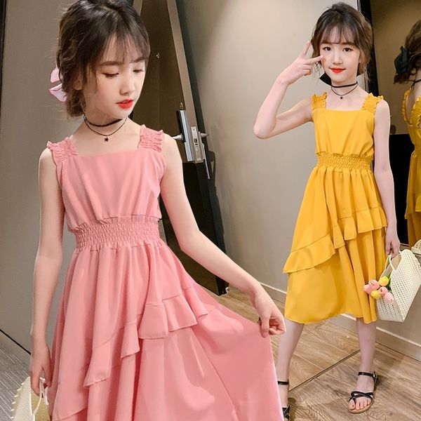 ijkpn beach dress children shirt sling children's girlssummer dress and skirt chiffon suspender beach new 2020 skirt medium large long, Black;gray
ijkpn beach dress children shirt sling children's girlssummer dress and skirt chiffon suspender beach new 2020 skirt medium large long, Black;gray