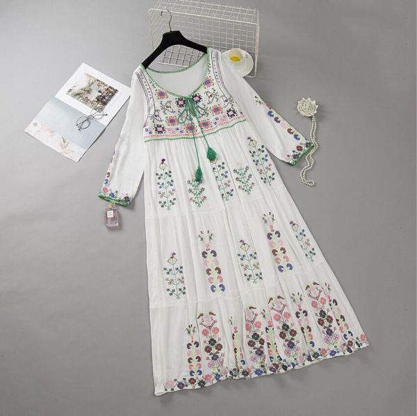 2021 bohemian beach vacation dressed in retro-embroidered popular retro-loose style dress version p1555 hl8l, Black;gray
2021 bohemian beach vacation dressed in retro-embroidered popular retro-loose style dress version p1555 hl8l, Black;gray