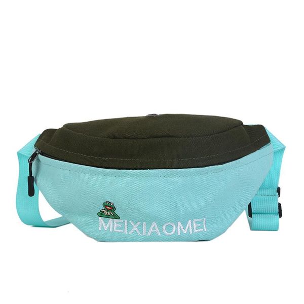 women canvas chest bag new korean casual bag komi frog breast all-match sports pocket tide waist packs
women canvas chest bag new korean casual bag komi frog breast all-match sports pocket tide waist packs
