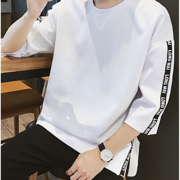 hoodies mens crew split neck fashion t-shirt half sleeved sweaters letter print solid color loose tees male casual tshirts, White;black
hoodies mens crew split neck fashion t-shirt half sleeved sweaters letter print solid color loose tees male casual tshirts, White;black