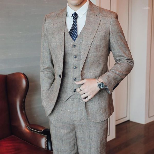 autumn winter fashion men plaid suit size xxxl 4xl 5xl mens suit jacket + pants + vest slim fit men wedding suits1, White;black
autumn winter fashion men plaid suit size xxxl 4xl 5xl mens suit jacket + pants + vest slim fit men wedding suits1, White;black