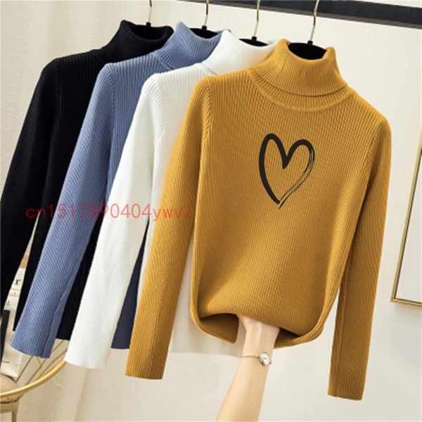 2021 autumn winter women knitted foldover turtleneck sweater casual rib jumper pullover female pull clothing, White;black
2021 autumn winter women knitted foldover turtleneck sweater casual rib jumper pullover female pull clothing, White;black