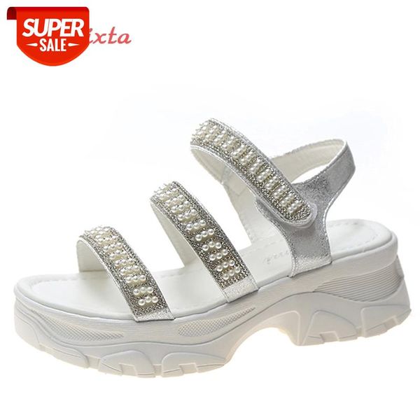 aphixta platform pearl shoes women sandals wedge heel height increaming shoes women hook & loop thick soled beach sandals woman #cd0m, Black
aphixta platform pearl shoes women sandals wedge heel height increaming shoes women hook & loop thick soled beach sandals woman #cd0m, Black