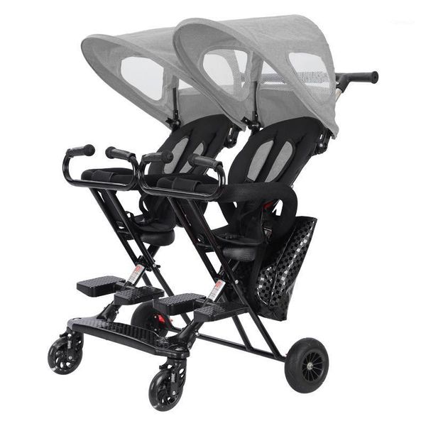 strollers# portable twin car baby stroller foldable kids sitting and lying large pedal trolley detachable shed black1
strollers# portable twin car baby stroller foldable kids sitting and lying large pedal trolley detachable shed black1