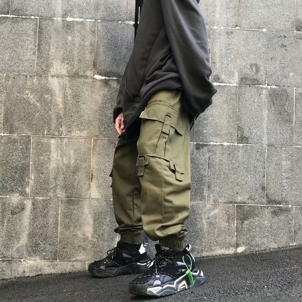 84tbu trendy tide ins national men's autumn and winter loose hip-hop wind brand functional ankle-tied harem pants overalls overalls car, Blue
84tbu trendy tide ins national men's autumn and winter loose hip-hop wind brand functional ankle-tied harem pants overalls overalls car, Blue