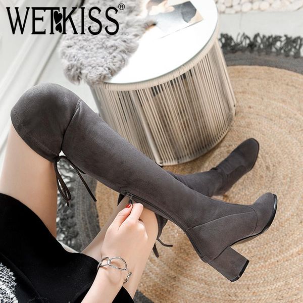 wetkiss big size over the knee boot model lady zipper stretch fabric long bootss thick high heel woman shoes winter, Black
wetkiss big size over the knee boot model lady zipper stretch fabric long bootss thick high heel woman shoes winter, Black