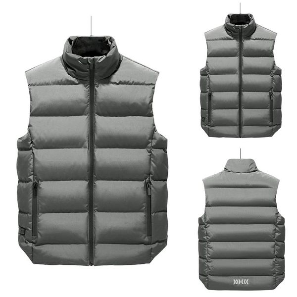 men heating pad usb charging outdoor sports winter warm hiking with reflective strip riding camping body warmer heated vest soft, Gray;blue
men heating pad usb charging outdoor sports winter warm hiking with reflective strip riding camping body warmer heated vest soft, Gray;blue