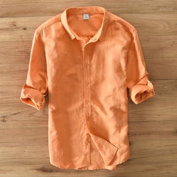 2020 autumn male slim fit blouse fashion men dress shirts cotton casual shirt social long sleeve button lapel white orange1, White;black
2020 autumn male slim fit blouse fashion men dress shirts cotton casual shirt social long sleeve button lapel white orange1, White;black