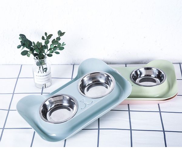 2021 double dog cat bowls dog bowls stainless steel pet food water feeder for pets puppy small medium dogs
2021 double dog cat bowls dog bowls stainless steel pet food water feeder for pets puppy small medium dogs