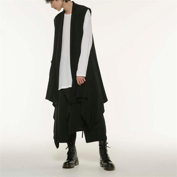 s-6xlnew spring/summer man personality cape sleeveless hoodie in the dark long cardigan show suit sunblock young windbreaker1, Tan;black
s-6xlnew spring/summer man personality cape sleeveless hoodie in the dark long cardigan show suit sunblock young windbreaker1, Tan;black