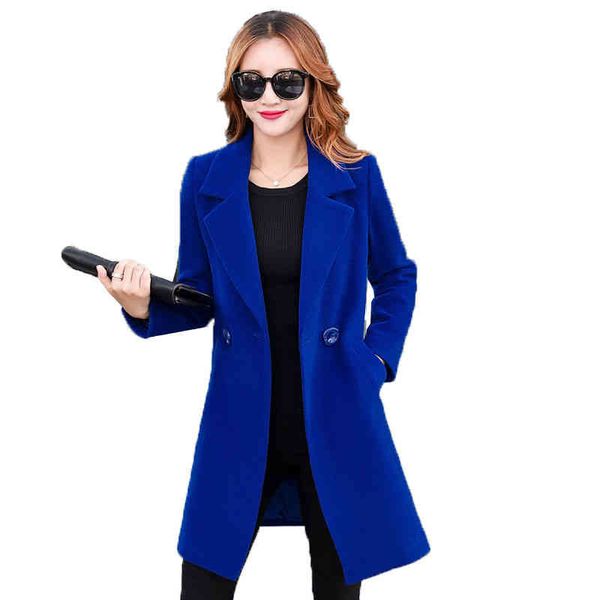 women's fur & faux fashion blended woolen coat spring autumn coats mid-length suit collar large size 4xl solid color wool jacket outwea, Black
women's fur & faux fashion blended woolen coat spring autumn coats mid-length suit collar large size 4xl solid color wool jacket outwea, Black
