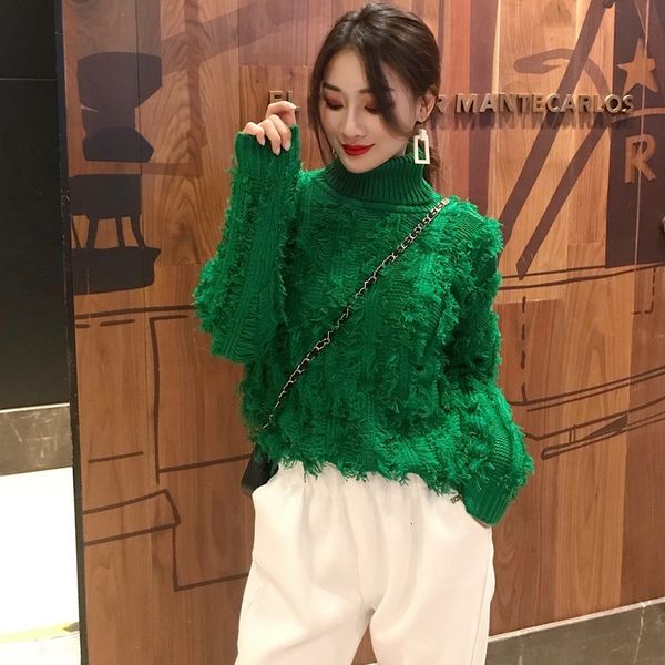 autumn winter 2020 new korean loose high neck long sleeve pullover and woolen sweater for women
autumn winter 2020 new korean loose high neck long sleeve pullover and woolen sweater for women