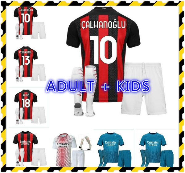 kids kit 20 21 ibrahimovic soccer jersey paqueta bennacer romagnoli calhanoglu 2020 2021 football shirt theo rebic, Black;yellow
kids kit 20 21 ibrahimovic soccer jersey paqueta bennacer romagnoli calhanoglu 2020 2021 football shirt theo rebic, Black;yellow