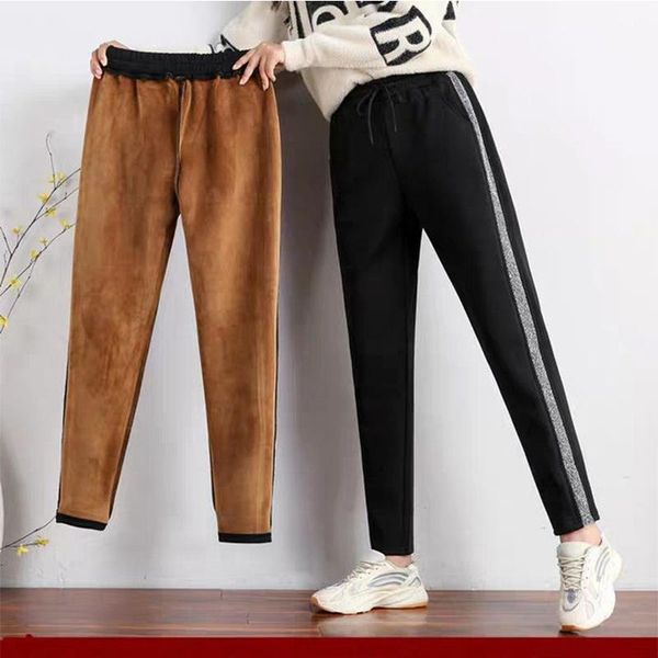 korean style winter women harem pants lady full length pants female loose casual high waist elastic kk0049, Black;white
korean style winter women harem pants lady full length pants female loose casual high waist elastic kk0049, Black;white