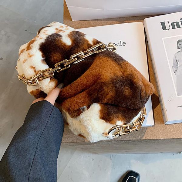 luxurious chain shoulder handbag faux fur fashion winter underarm bag cross body bag
luxurious chain shoulder handbag faux fur fashion winter underarm bag cross body bag