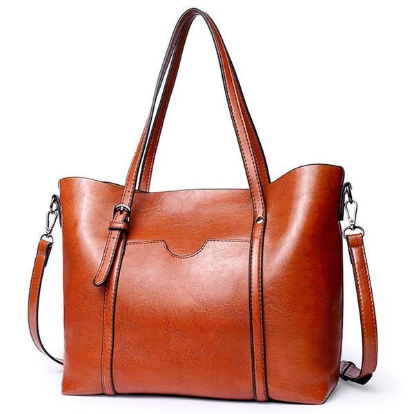 oluolin women casual bag oil wax women's leather handbags luxury lady hand bags female messenger bag big tote
oluolin women casual bag oil wax women's leather handbags luxury lady hand bags female messenger bag big tote