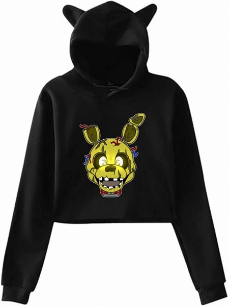 women's hoodies spring trap woman cat ears pullover hooded sweatshirt e6pf#, Black
women's hoodies spring trap woman cat ears pullover hooded sweatshirt e6pf#, Black