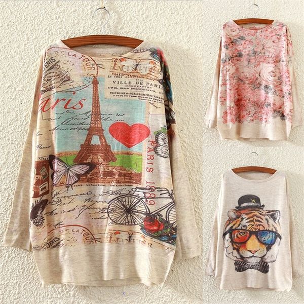 cartoon printed sweater for women plus size long sleeve kawaii knitted batwing sweaters spring autumn funny pullover knitwear y200720, White;black
cartoon printed sweater for women plus size long sleeve kawaii knitted batwing sweaters spring autumn funny pullover knitwear y200720, White;black
