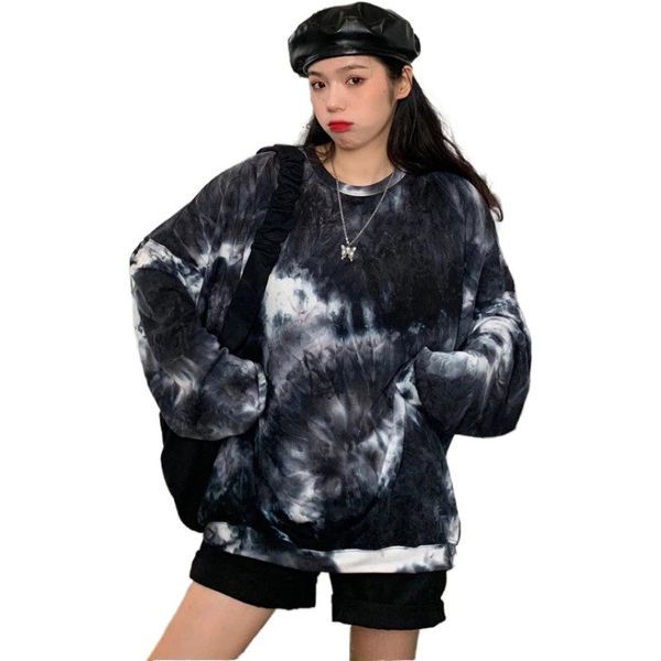 tie-dye women t shirt fashion oversized female tshirt tee shirt long sleeve casual ladies t-shirts printed women tees, Black
tie-dye women t shirt fashion oversized female tshirt tee shirt long sleeve casual ladies t-shirts printed women tees, Black