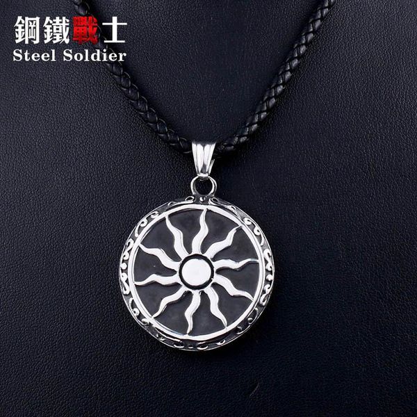 pendant necklaces steel soldier sun design round heavy power viking chain fashion man necklace stainless jewelry, Silver
pendant necklaces steel soldier sun design round heavy power viking chain fashion man necklace stainless jewelry, Silver