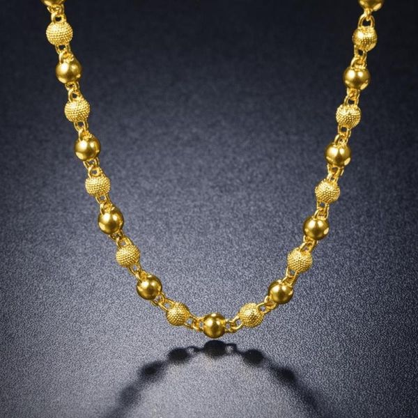 soild alluvial gold 6/9mm beads necklace trendy lucky plated grind arenaceous frosted beads necklace men jewelry, Silver
soild alluvial gold 6/9mm beads necklace trendy lucky plated grind arenaceous frosted beads necklace men jewelry, Silver