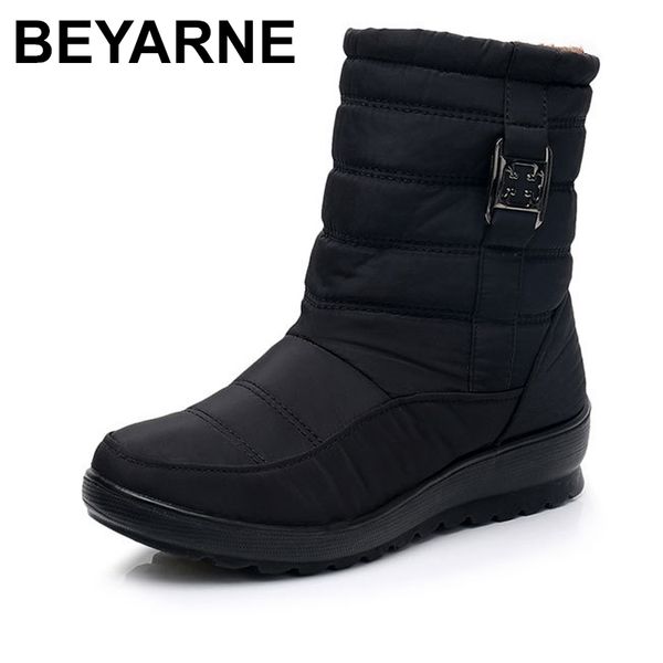 beyarne plus size waterproof flexible woman boots warm fur inside snow boots winter shoes woman calzado mujer 201020, Black
beyarne plus size waterproof flexible woman boots warm fur inside snow boots winter shoes woman calzado mujer 201020, Black