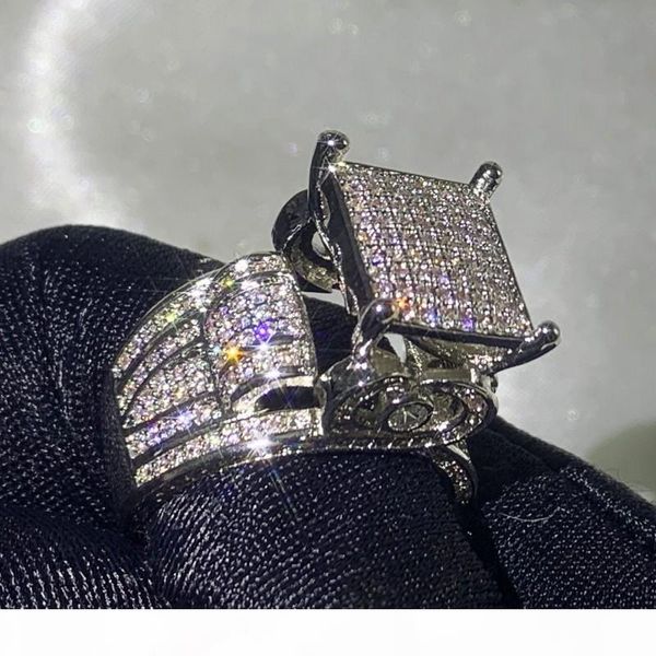 christmas present vintage fashion jewelry 925 sterling silver pave white sapphire cz diamond eternity women wedding bridal rin, Slivery;golden
christmas present vintage fashion jewelry 925 sterling silver pave white sapphire cz diamond eternity women wedding bridal rin, Slivery;golden