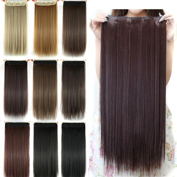soowee long straight women clip in hair extensions black brown high tempreture synthetic ha wmtanm
soowee long straight women clip in hair extensions black brown high tempreture synthetic ha wmtanm