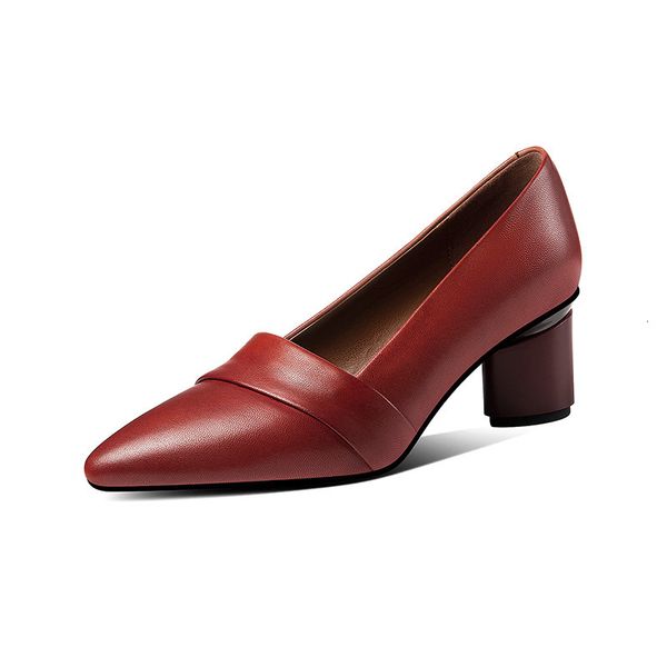 size 2021 new 34-41 female pumps high-quality sheepskin shoes shallow ladies 1 lakr, Black