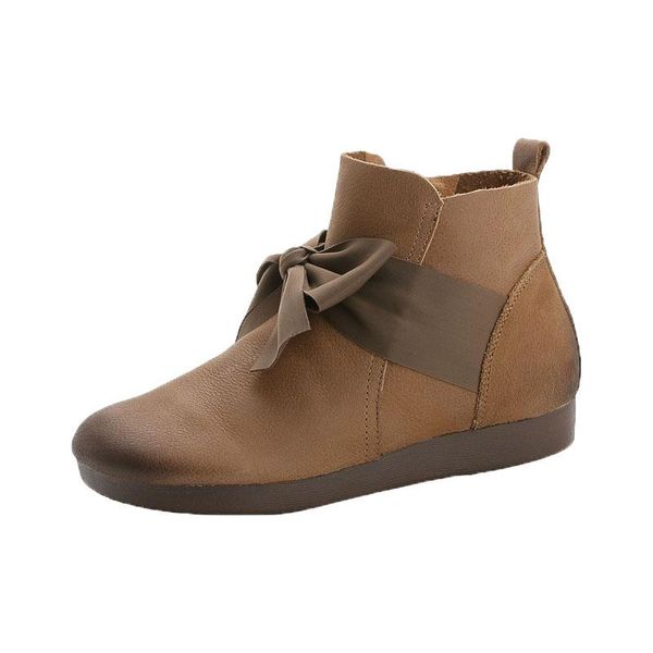 handmade genuine leather mori women's shoes artistic casual winter ankle boots bow sweet hipster flat boots single, Black
handmade genuine leather mori women's shoes artistic casual winter ankle boots bow sweet hipster flat boots single, Black