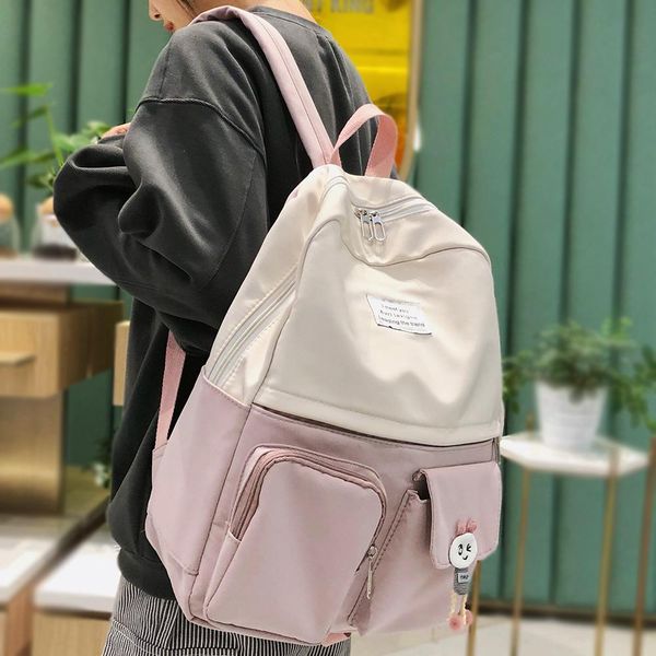 женский nylon симпатичные рюкзак женская мода водонепроницаемая сумка школа студент девушка kawaii рюкзаки женские книги harajuku сумка luxu
женский nylon симпатичные рюкзак женская мода водонепроницаемая сумка школа студент девушка kawaii рюкзаки женские книги harajuku сумка luxu