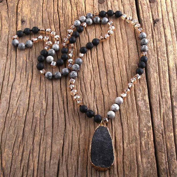 rh fashion boho jewelry natural stones and crystal with druzy drop pendant necklaces women necklace gift dropship1, Silver
rh fashion boho jewelry natural stones and crystal with druzy drop pendant necklaces women necklace gift dropship1, Silver