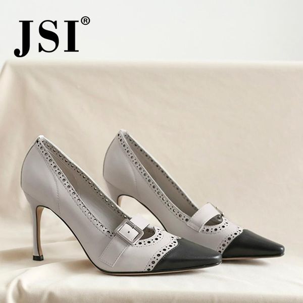 jsi mixed colors women pumps cow leather buckle decoration thin heels shoes pointed toe elegant office pumps jo492, Black
jsi mixed colors women pumps cow leather buckle decoration thin heels shoes pointed toe elegant office pumps jo492, Black