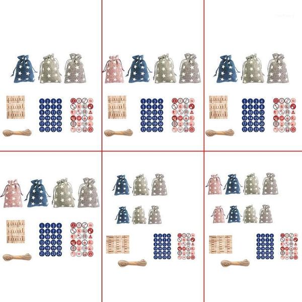 24 sets christmas star drawstring cookies candy bag 1-24 advent calendar sticker j0pd1
24 sets christmas star drawstring cookies candy bag 1-24 advent calendar sticker j0pd1