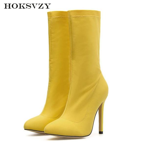 hoksvzy shoes woman network red stretch candy pointed toe heels boots thin high heel boots and large size zl-668-8, Black
hoksvzy shoes woman network red stretch candy pointed toe heels boots thin high heel boots and large size zl-668-8, Black