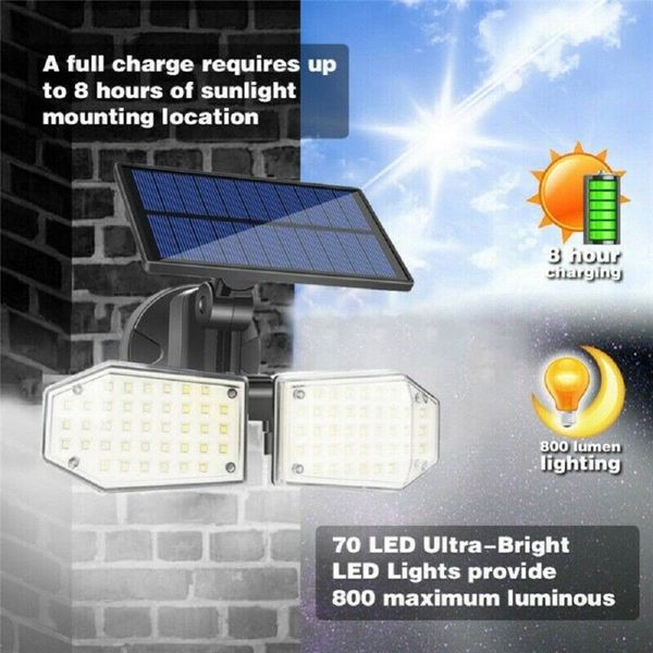 us stock 78led solar wall light pir motion sensor outdoor garden security flood light energy saving lamp
us stock 78led solar wall light pir motion sensor outdoor garden security flood light energy saving lamp